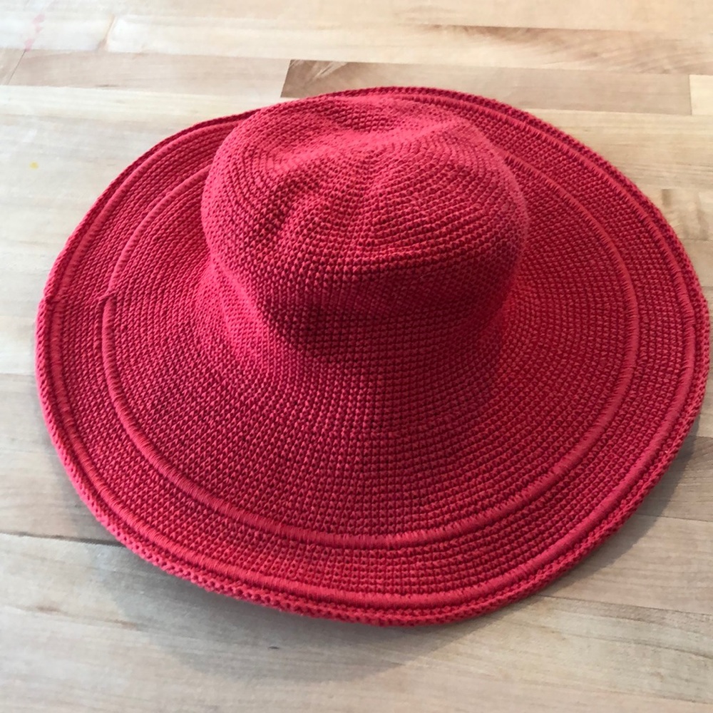 Lost river clothing cottontravel wide hat - red
